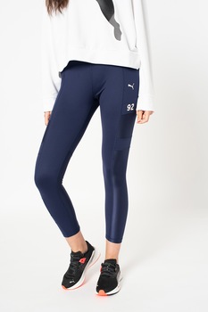 Puma, Colanti cu detalii logo, Bleumarin/Alb Puma, Colanti cu detalii logo, Bleumarin/Alb