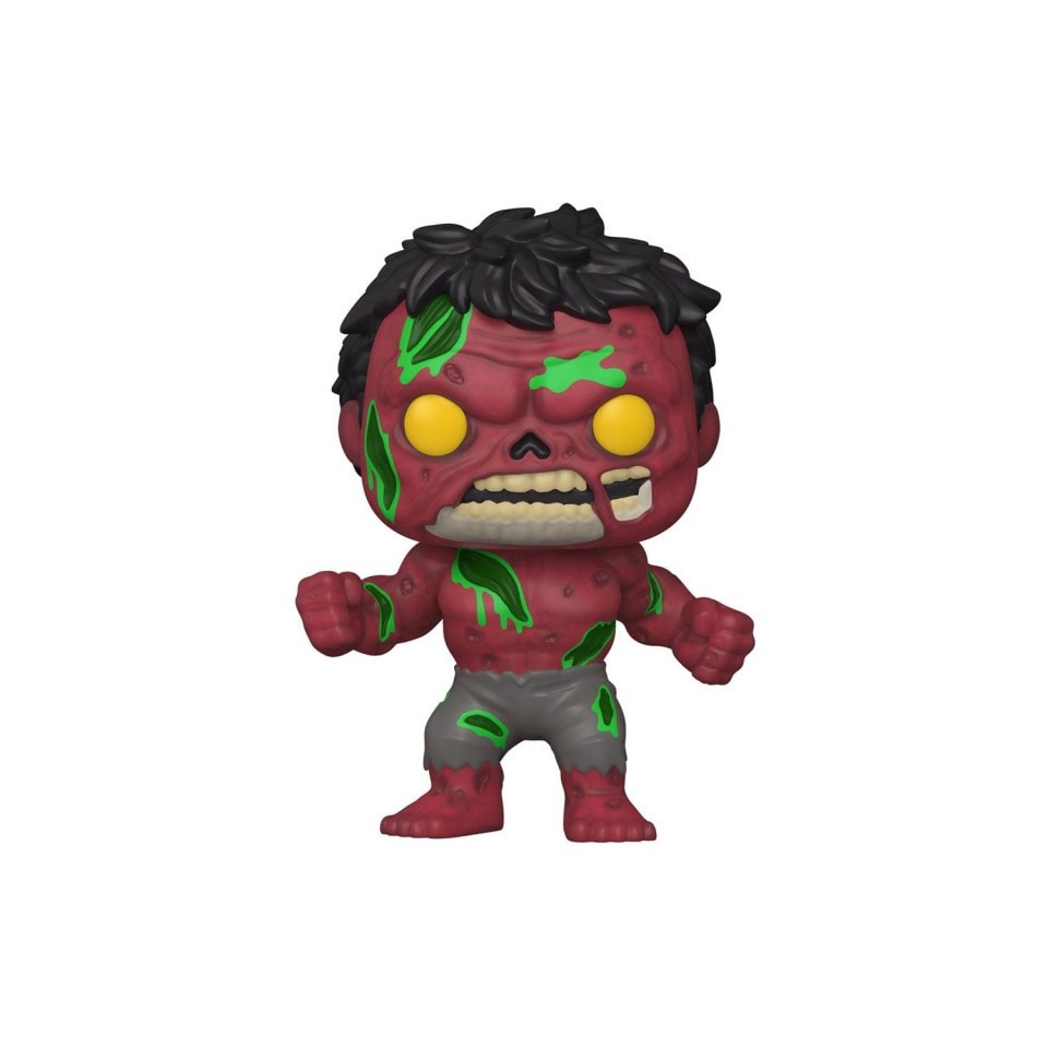 Figurina Marvel POP! Zombie Red Hulk , 9 cm, Multicolor