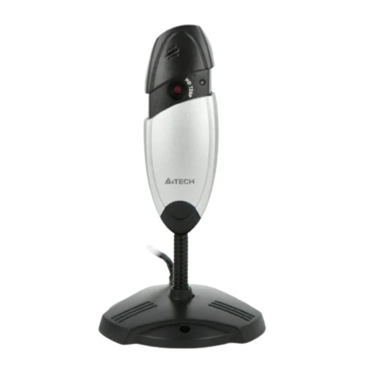 Уеб камера A4Tech, HD USB, PK-635P, Сив / Черен