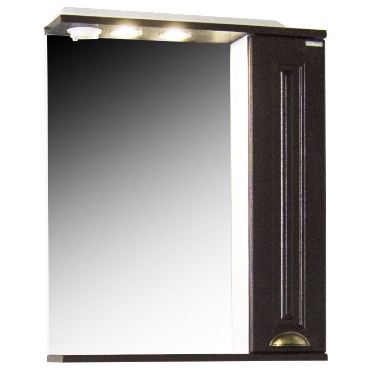 Oglinda cu dulap si iluminare , Badenmob , seria 172 , 60x71cm , Wenge