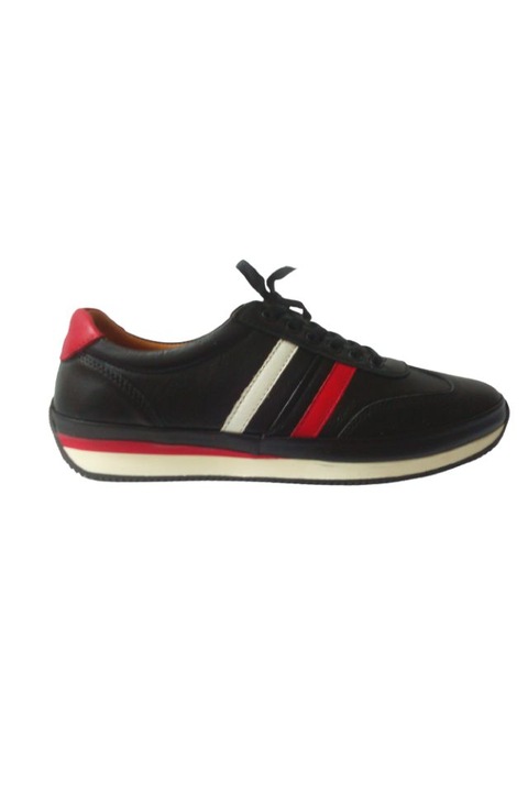 Pantofi sport barbati, Piele naturala, Goretti B061, Negru, 40