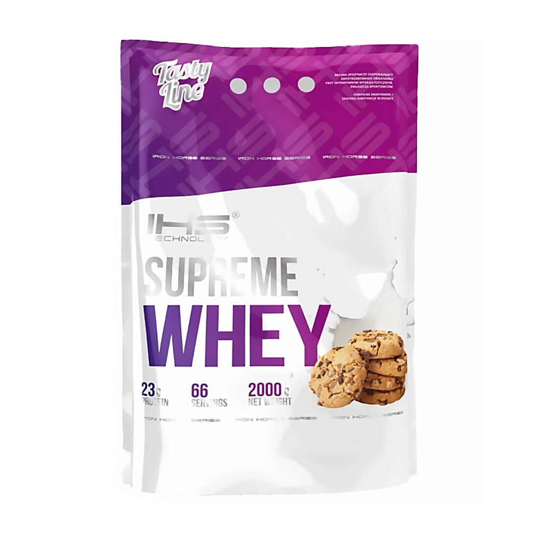 Proteine Iron Horse Supreme Whey, Cookie, 2000g