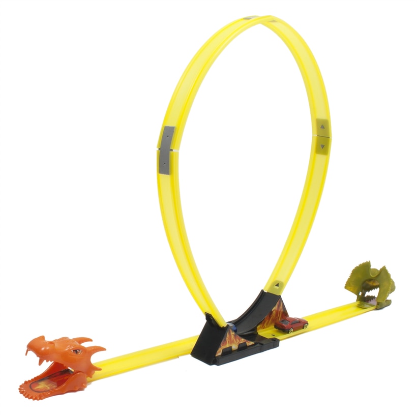 Set lansator dinozaur cu 5 masinute Teamsterz, Dino Clash