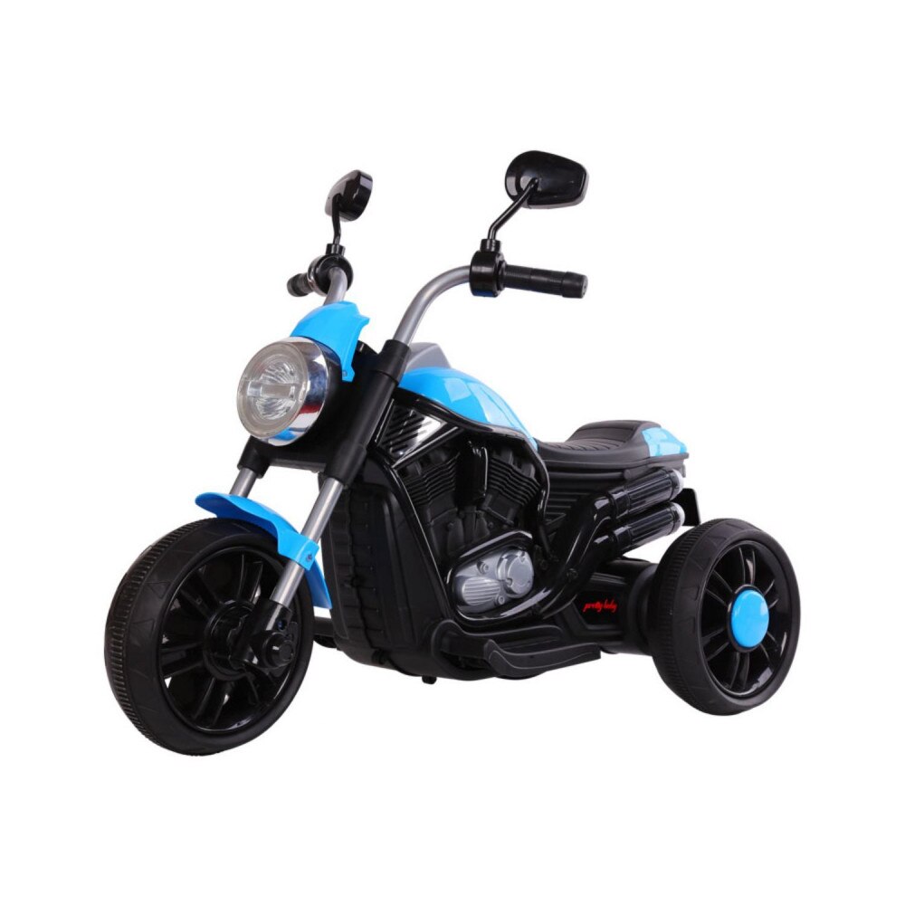 Motocicleta electrica KikkaBoo Chopper Blue
