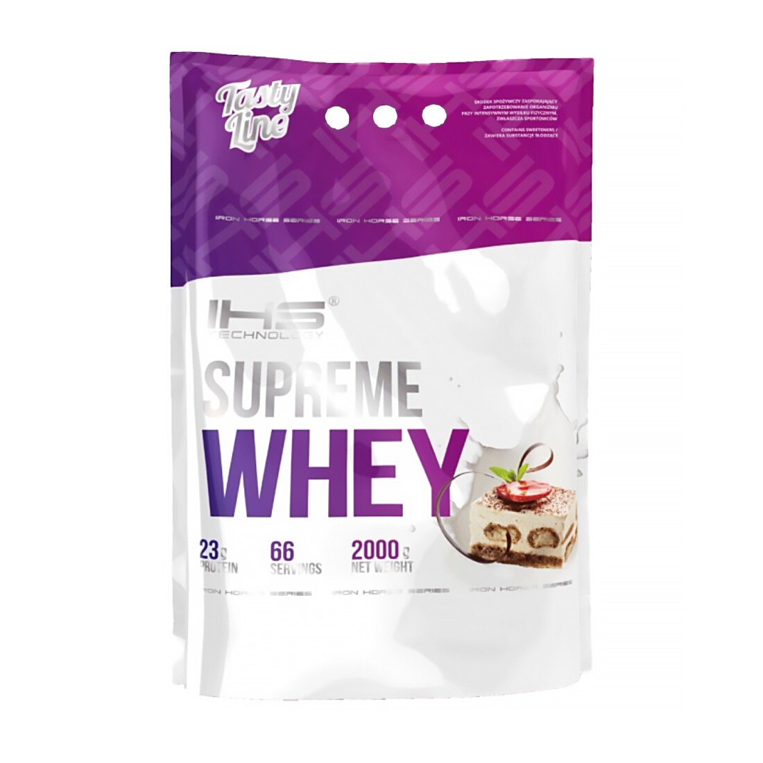 Proteine Iron Horse Supreme Whey, Tiramisu, 2000g