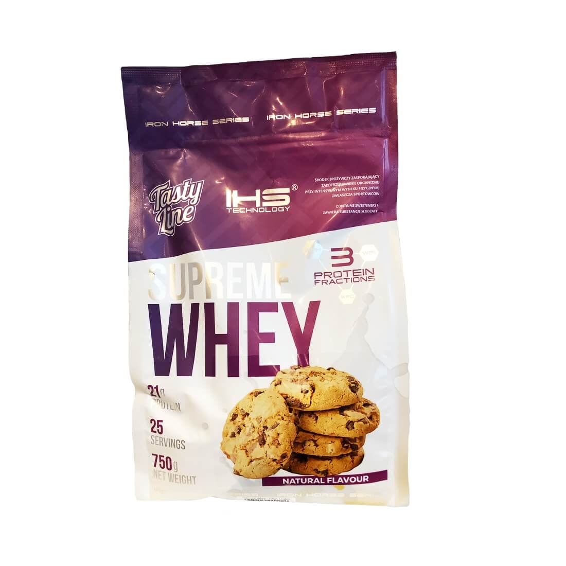 Proteine Iron Horse Supreme Whey, Cookie, 750g