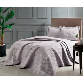 Set de lux cuvertura 250 x 260 cm cu 2 fete de perna, TAC, Glory Tas (gri) Set de lux cuvertura 250 x 260 cm cu 2 fete de perna, TAC, Glory Tas (gri)