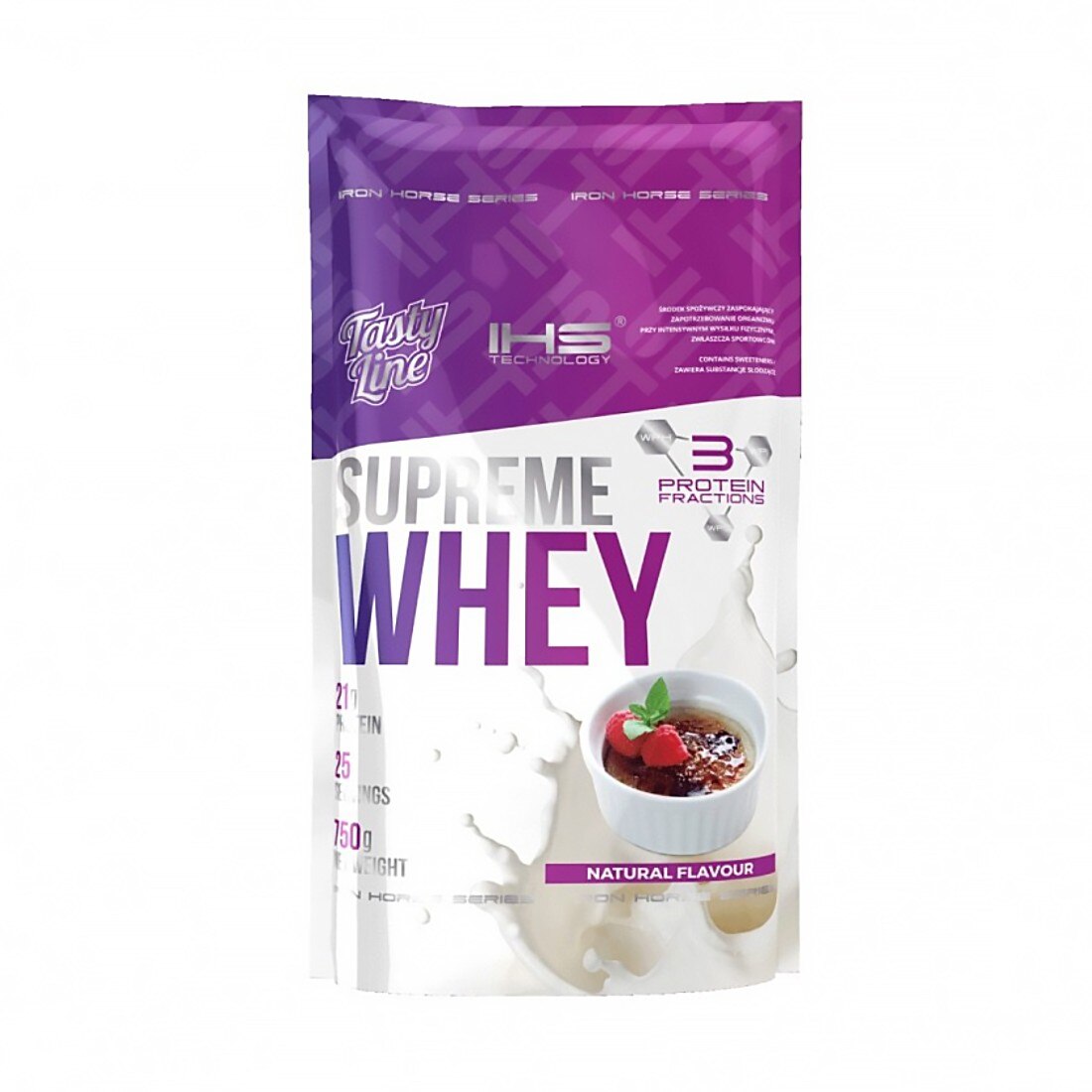 Proteine Iron Horse Supreme Whey, Creme Brulee, 750g
