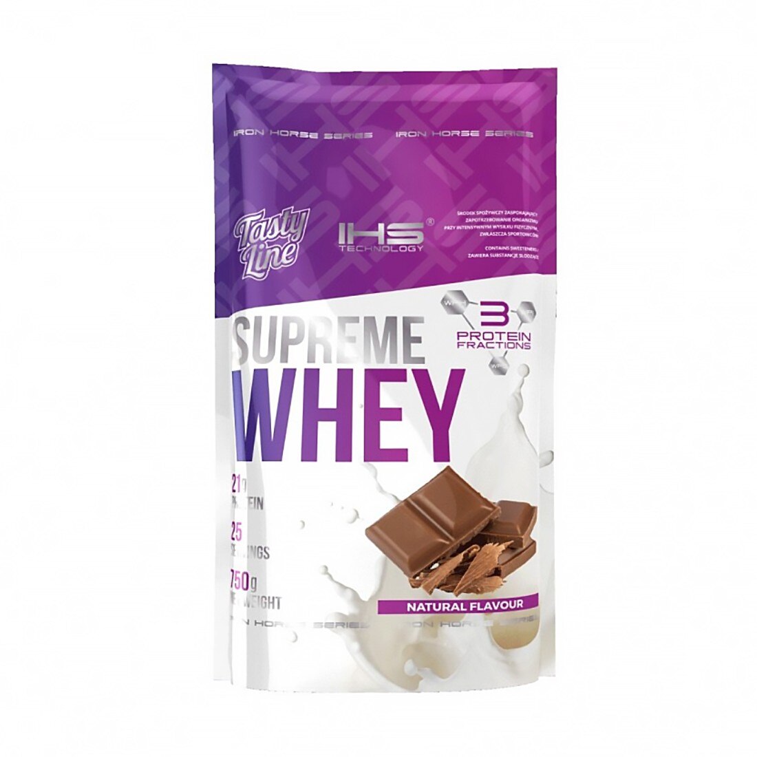 Proteine Iron Horse Supreme Whey, Ciocolata, 750g