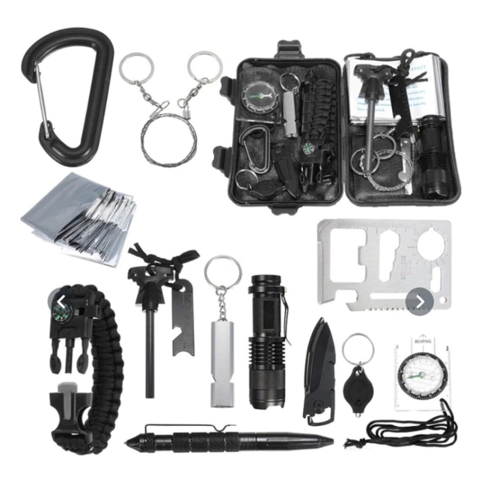 Kit Supravietuire si Drumetie Multifunctional 13 in 1