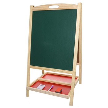 Tabla Multifunctionala Dubla din Lemn 70 x 37cm cu 2 Fete, Ceas, Abacus, Set Creta Colorata si Buretel, WD4009 RCO® Tabla Multifunctionala Dubla din Lemn 70 x 37cm cu 2 Fete, Ceas, Abacus, Set Creta Colorata si Buretel, WD4009 RCO®