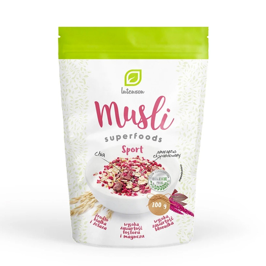 Musli cu fructe Intenson Sport, 200g