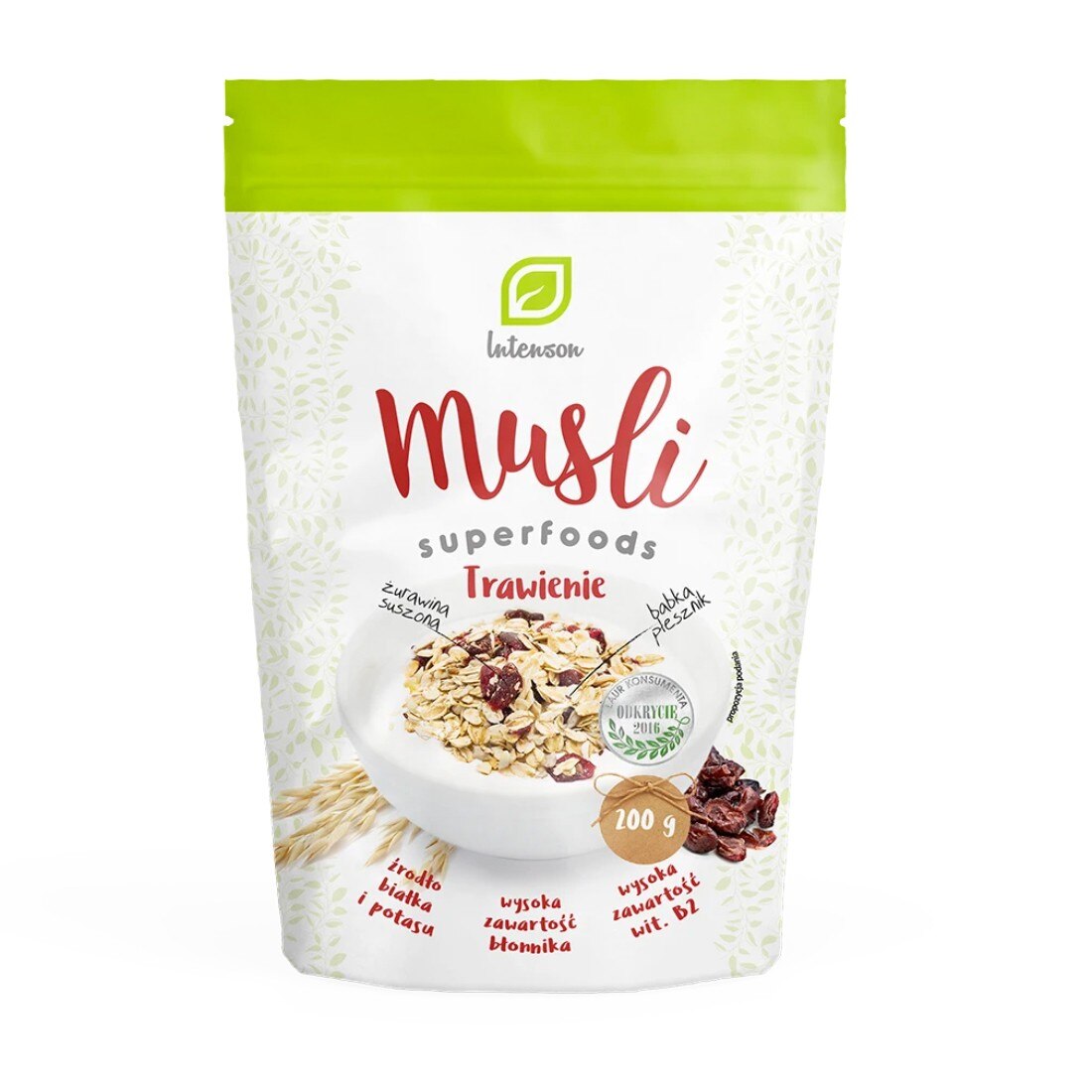Musli cu fructe uscate Intenson, 200g