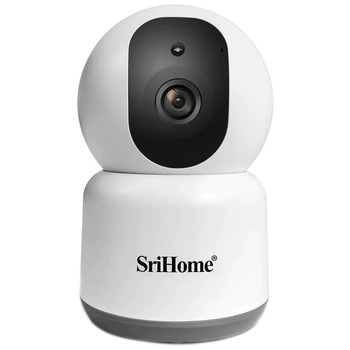 Baby Monitor Wireless Sricam™ SH038 Plus SriHome , 4MP 2K UltraHD Monitorizare Video Audio Bebelusi , Auto Tracking, Vedere Nocturna, Audio-Video, Sunet bidirectional, Rotire automata, Frecventa 2.4 - 5GHz, senzor miscare, alb Baby Monitor Wireless Sricam™ SH038 Plus SriHome , 4MP 2K UltraHD Monitorizare Video Audio Bebelusi , Auto Tracking, Vedere Nocturna, Audio-Video, Sunet bidirectional, Rotire automata, Frecventa 2.4 - 5GHz, senzor miscare, alb
