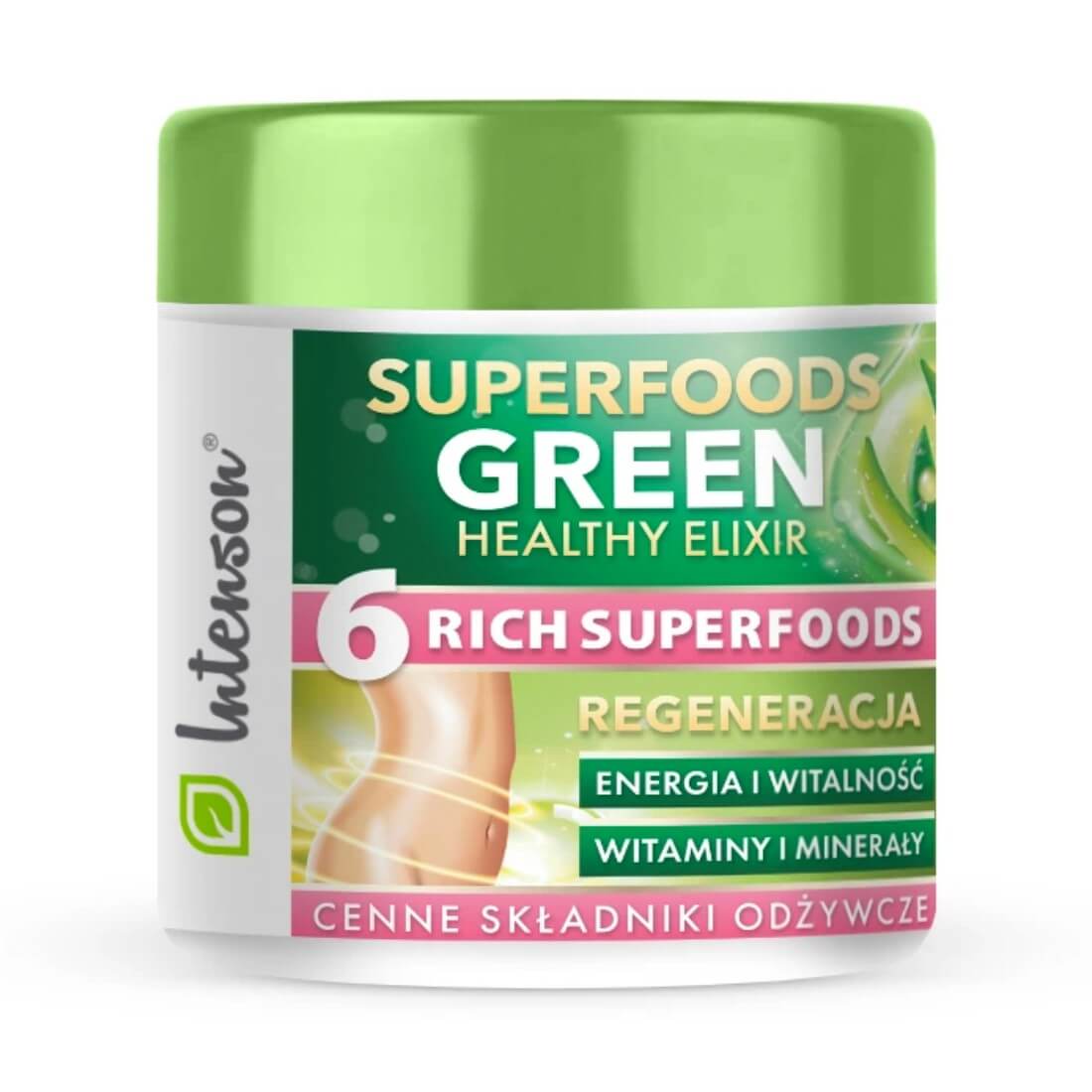Pudra Intenson Elixir Green Superfood, 150g