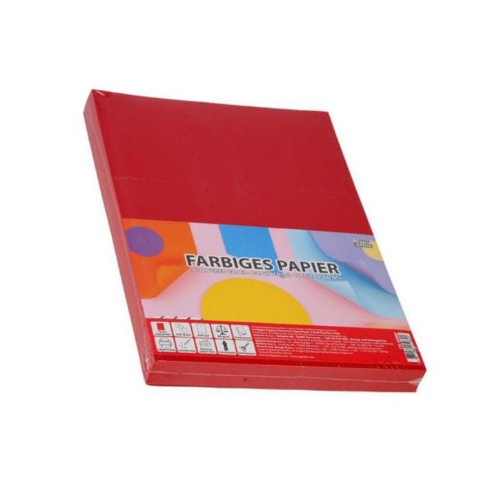 Spirit: piros a4-es 80g-os másolópapír 250db-os