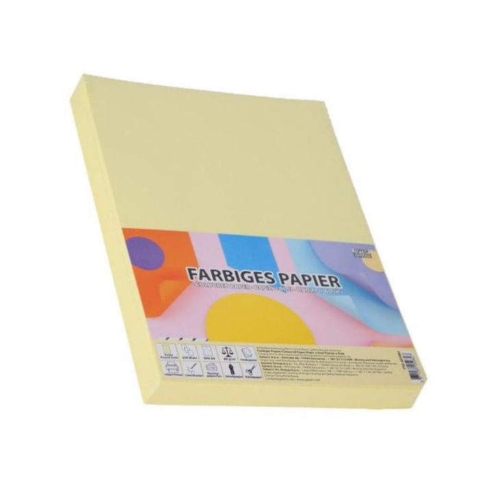 Spirit: pasztell sárga a4-es 80g-os másolópapír 250db-os