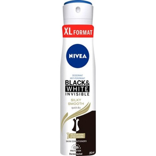 Deodorant Nivea Black&White Invisible Silky Smooth 250 ml