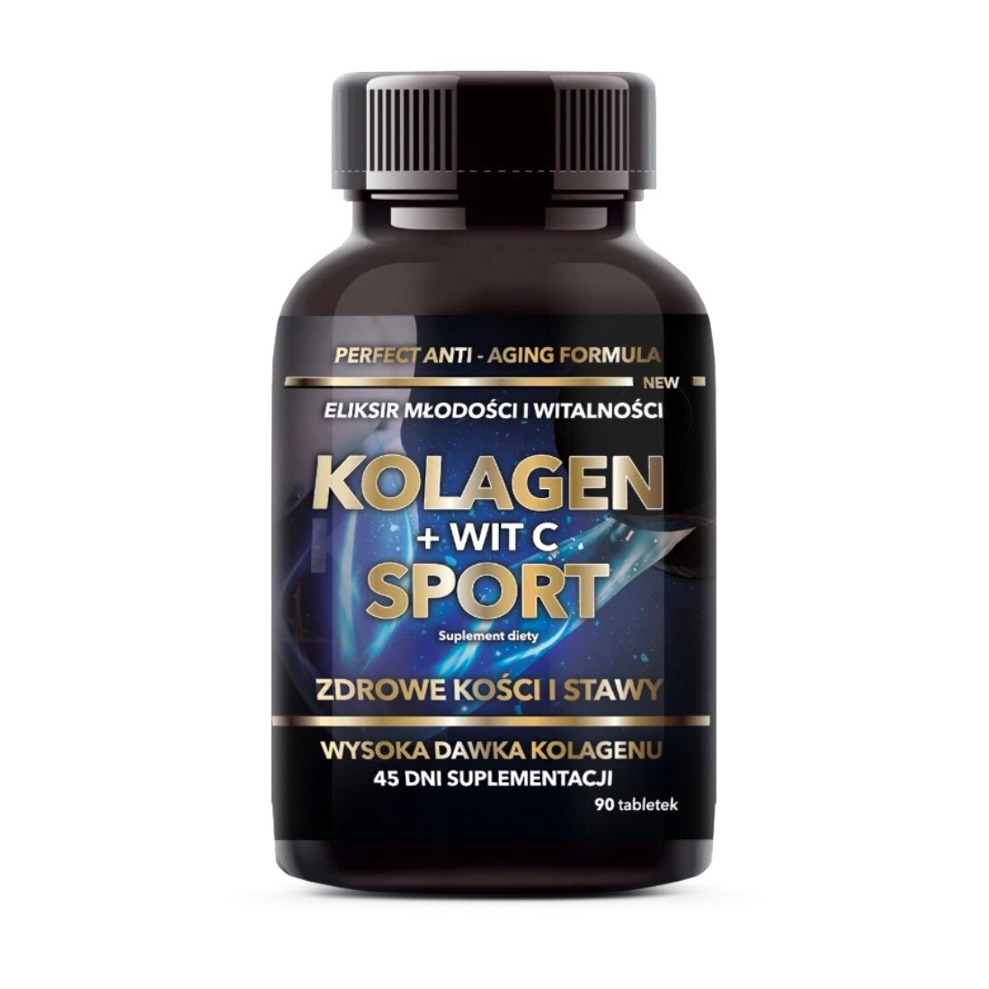 Colagen cu Vitamina C Intenson, 90 capsule