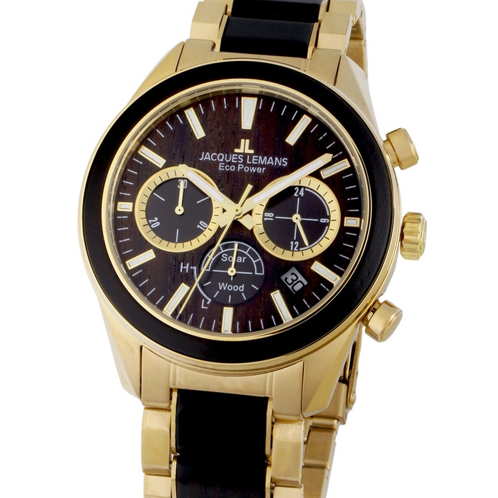 Мъжки часовник Jacques Lemans 1-2115L, Кварцов, 44мм, 10ATM