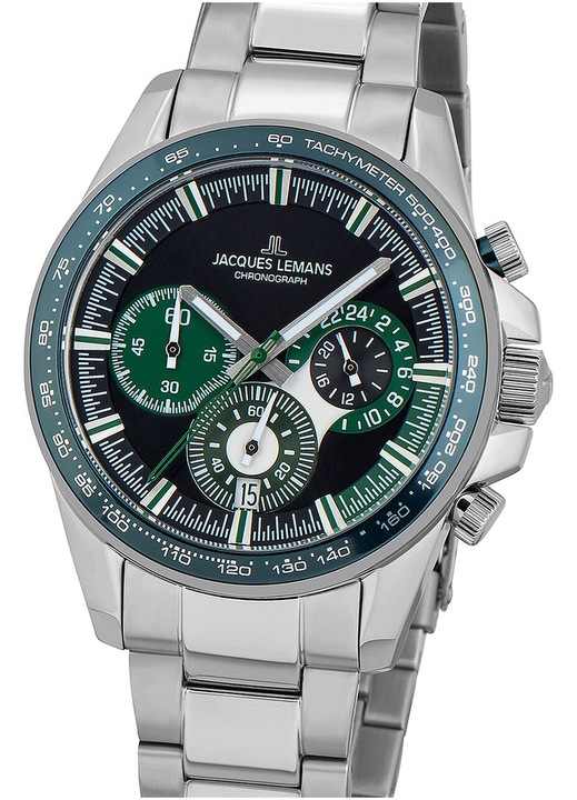 Ceas barbatesc Jacques Lemans 1-2127G, Quartz, 40mm, 10ATM
