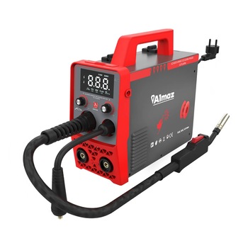 Aparat de sudura cu sarma ALMAZ AZ-ES013, MIG 200, 200A, 7.7 kVa, afisaj digital Aparat de sudura cu sarma ALMAZ AZ-ES013, MIG 200, 200A, 7.7 kVa, afisaj digital