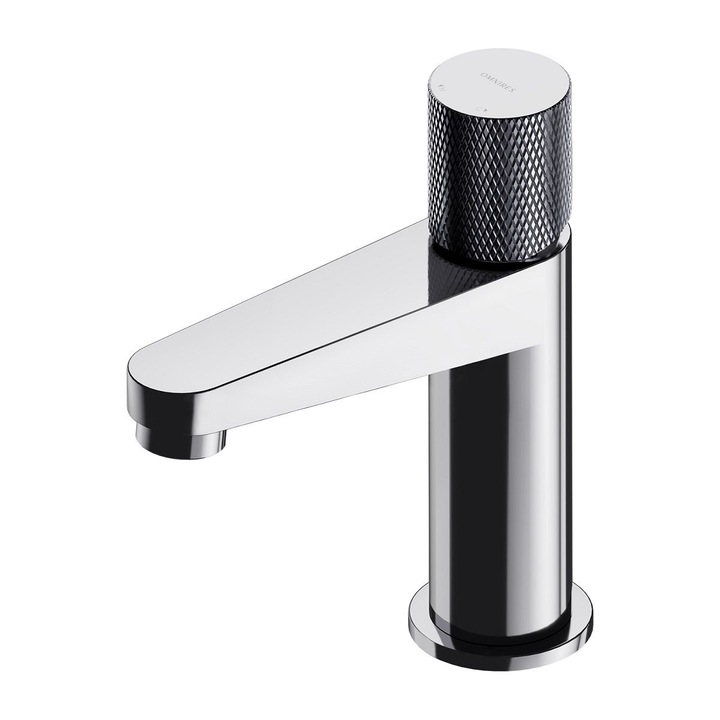 Baterie lavoar OMNIRES CONTOUR, Crom, perlator, montaj pe lavoar