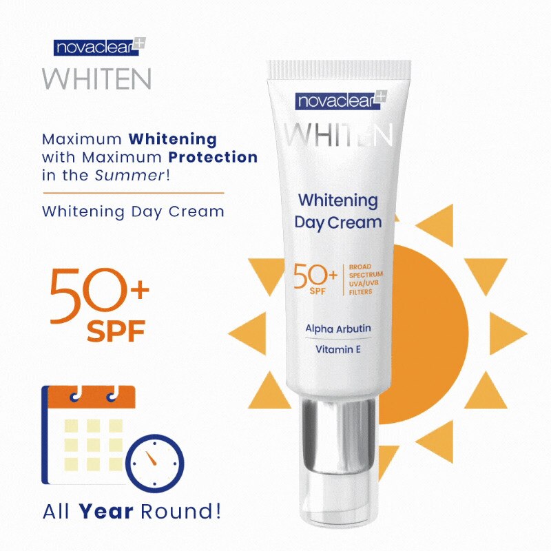 Депигментиращ дневен крем със SPF 50 Whiten 50 мл - eMAG.bg