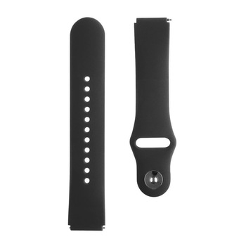 Curea din silicon pentru Galaxy Watch, Huawei Watch, Xiaomi, Garmin si altele (18 mm), Tactical 804 (negru) Curea din silicon pentru Galaxy Watch, Huawei Watch, Xiaomi, Garmin si altele (18 mm), Tactical 804 (negru)