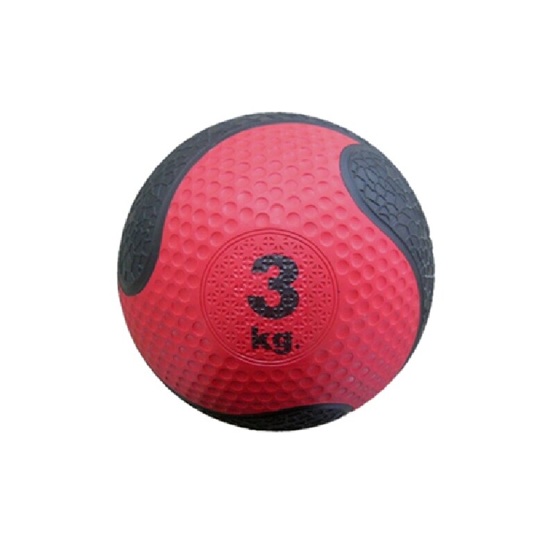 Minge medicinala, SPARTAN, 3 kg, D 197 mm, material sintetic, rosu/negru