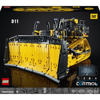 LEGO Technic - Buldozer Cat® D11 controlat de aplicatie 42131, 3854 piese LEGO Technic - Buldozer Cat® D11 controlat de aplicatie 42131, 3854 piese