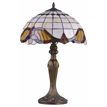 Lampa de masa / noptiera, Kaja, Seria WITRAŻ K-G16111122, Sticla colorata, Traditionala, Mare Lampa de masa / noptiera, Kaja, Seria WITRAŻ K-G16111122, Sticla colorata, Traditionala, Mare