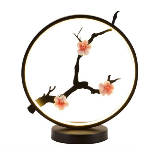 Lampa de veghe, veioza cu iluminare led, 3D,3W, conectare la priza, model flori luminoase 300x15x325, buz®