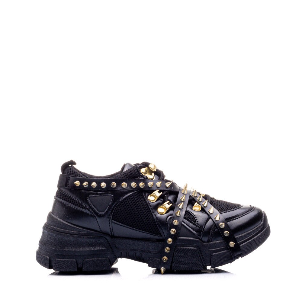 Pantofi sport dama Mombi negru, Negru, 37
