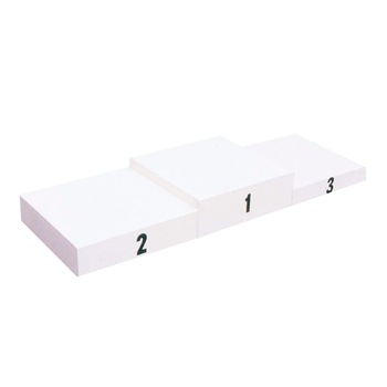 Podium pentru premiere sportivi, locurile 1, 2 si 3, din lemn vopsit, Alb Podium pentru premiere sportivi, locurile 1, 2 si 3, din lemn vopsit, Alb