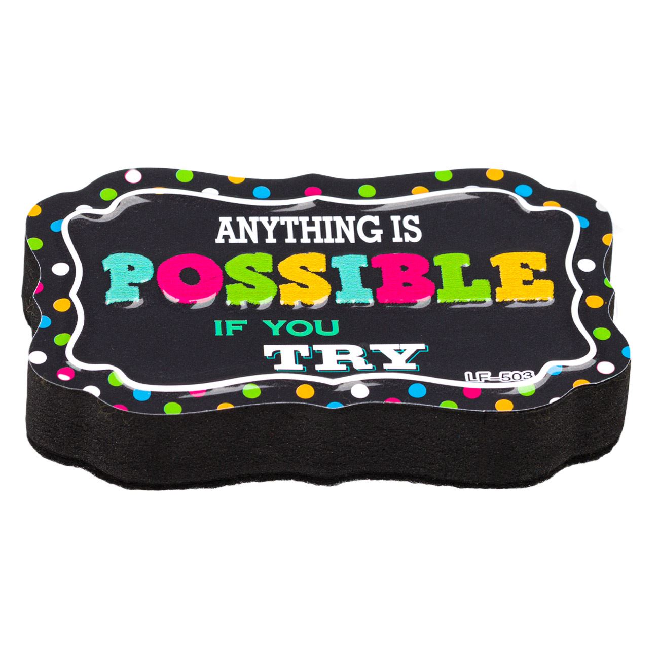 Burete Zola®, 11x2,5x6,5 cm, pentru tabla magnetica, negru