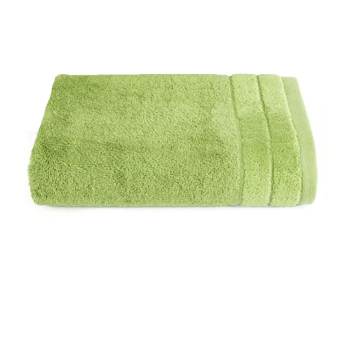 Prosop baie DAMLA, Eurofirany, 70x140, 100% bumbac, oliv