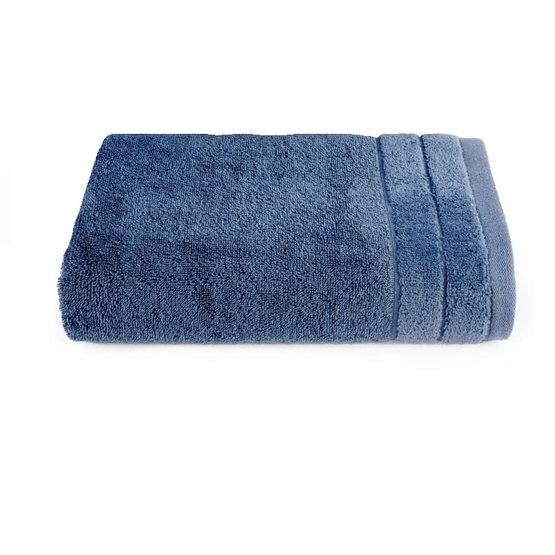 Prosop baie DAMLA, Eurofirany, 70x140, 100% bumbac, albastru marin