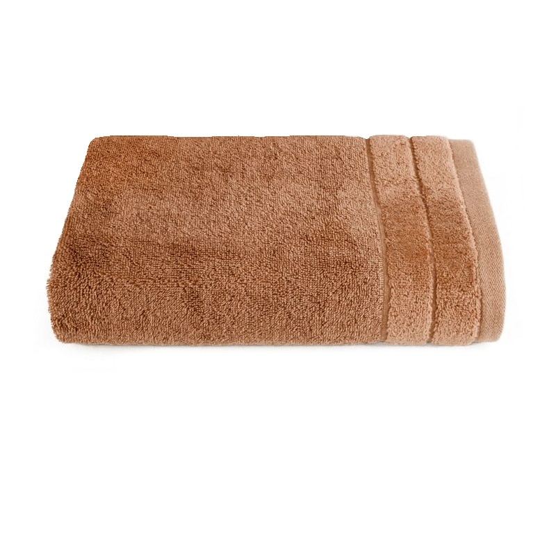 Prosop baie DAMLA, Eurofirany, 70x140, 100% bumbac, caramida rosie