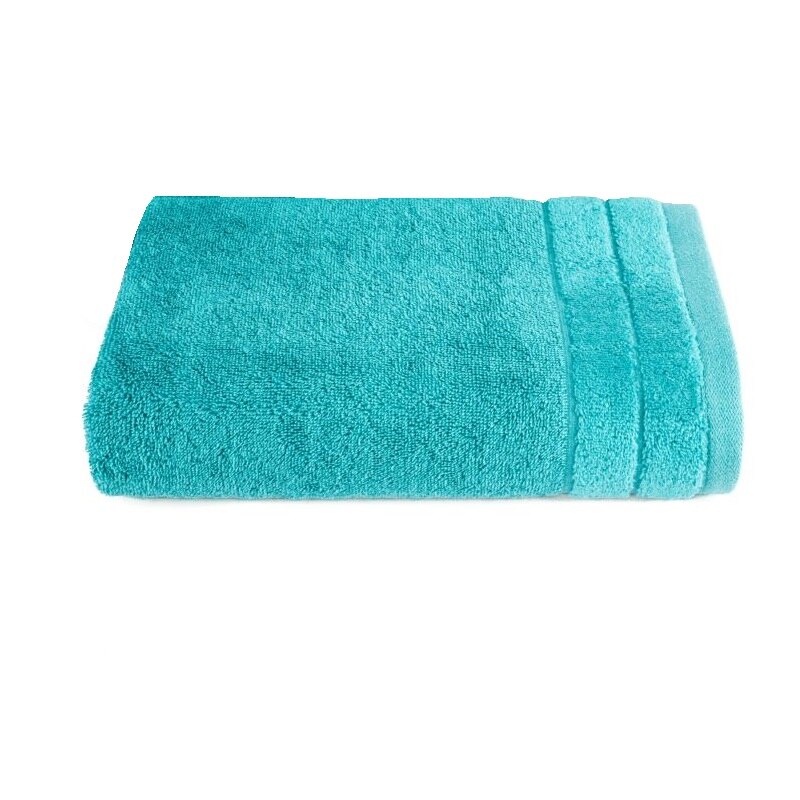 Prosop baie DAMLA, Eurofirany, 50x90, 100% bumbac, turcoaz deschis