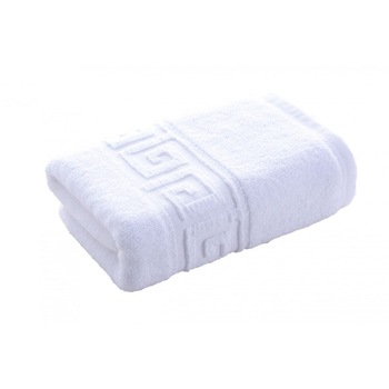 Prosop de baie pentru picioare 50x70 cm, 100% bumbac, alb, 600gr/mp Greek Gecor Prosop de baie pentru picioare 50x70 cm, 100% bumbac, alb, 600gr/mp Greek Gecor