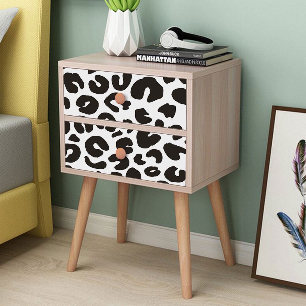 Autocolant Art Star Pentru Mobilier Animal Print In Alb Si Negru 