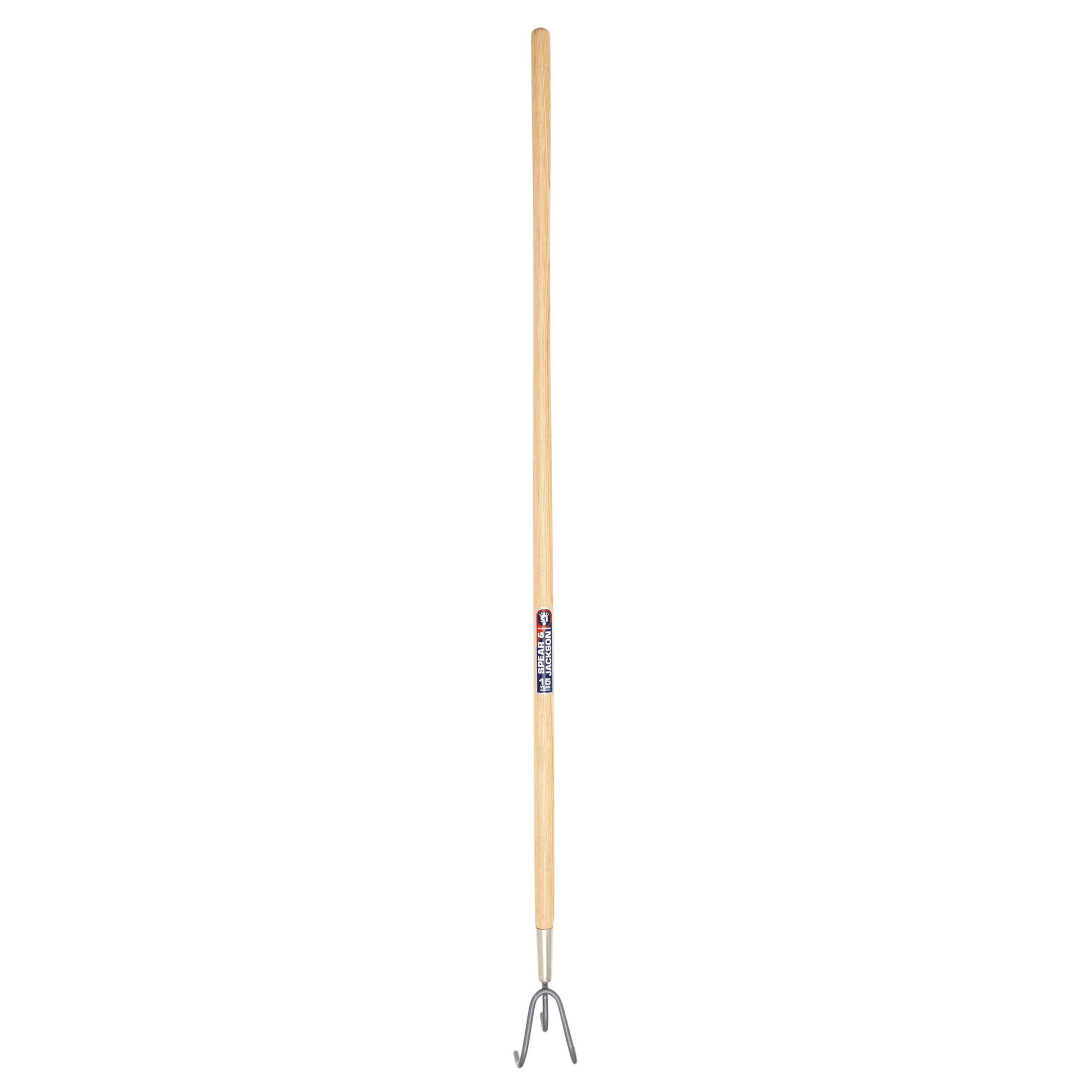Cultivator cu 3 dinti otel carbon, coada lemn, Spear & Jackson Neverbend Carbon