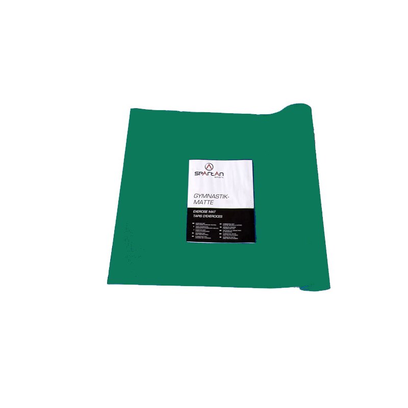 Saltea pentru exercitii fizice, Spartan, verde, 172 x 61 x 0,4 cm, PVC