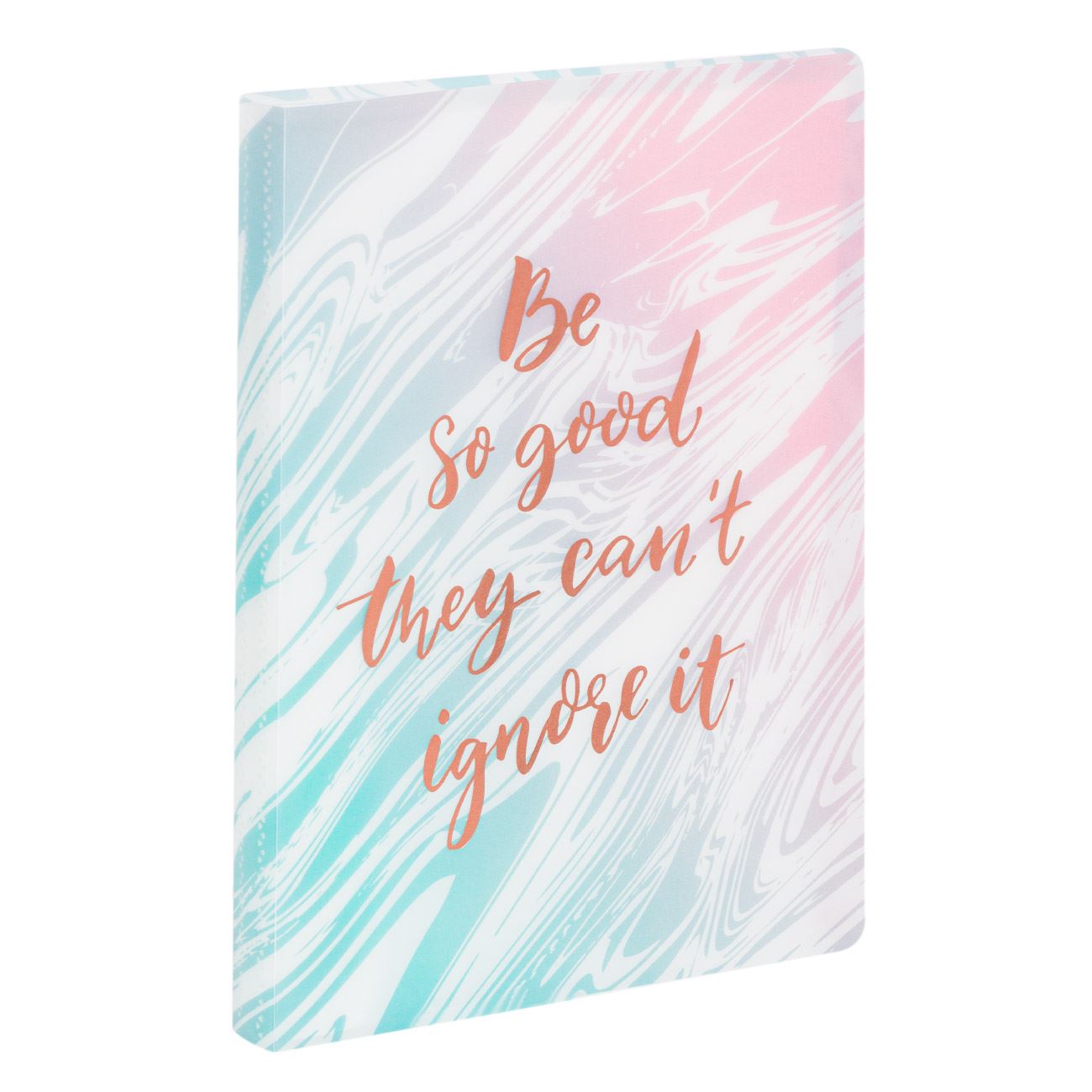 Mapa Zola® de prezentare A4, cu 40 folii incluse, model cu mesaj BE GOOD