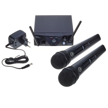 Microfon Wireless AKG WMS 40 mini dual vocal, contine doua microfoane vocale Microfon Wireless AKG WMS 40 mini dual vocal, contine doua microfoane vocale