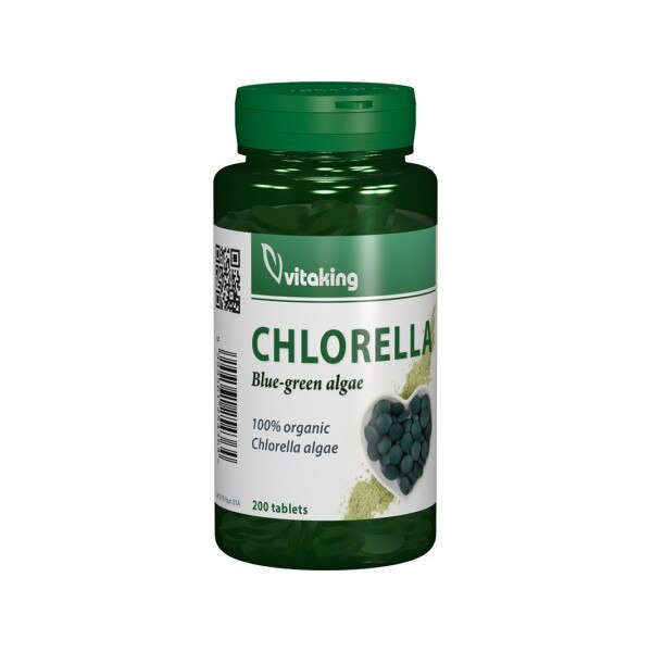 Supliment alimentar Chlorella - 500 mg, 200 tablete, Vitaking
