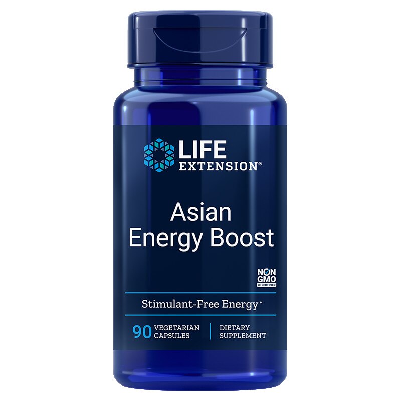 Asian Energy Boost 90 capsule - Life Extension - eMAG.ro