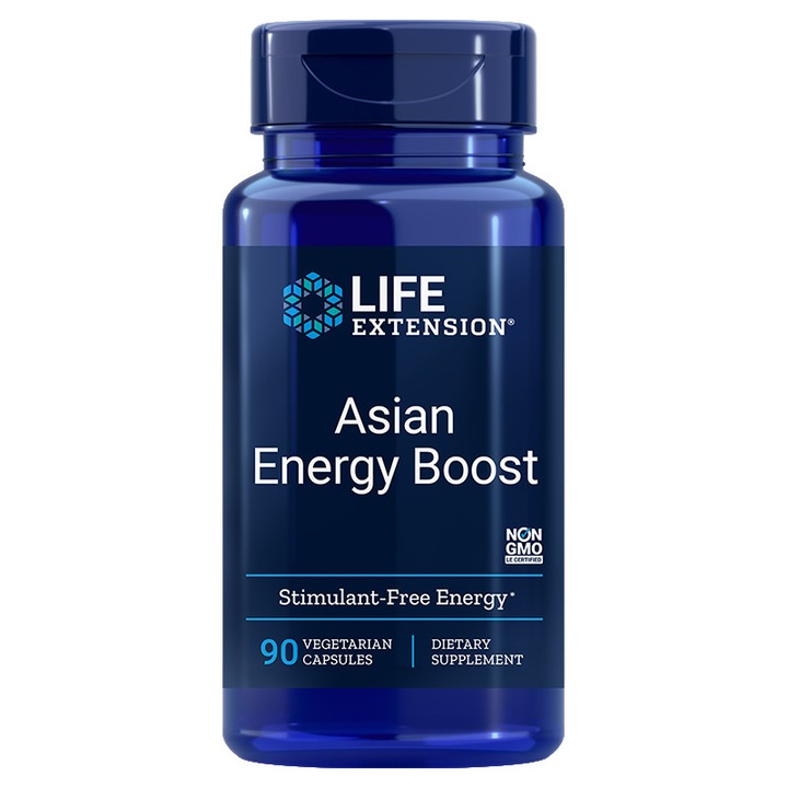 Добавка Life Extension Asian Energy Boost, 90 капсули