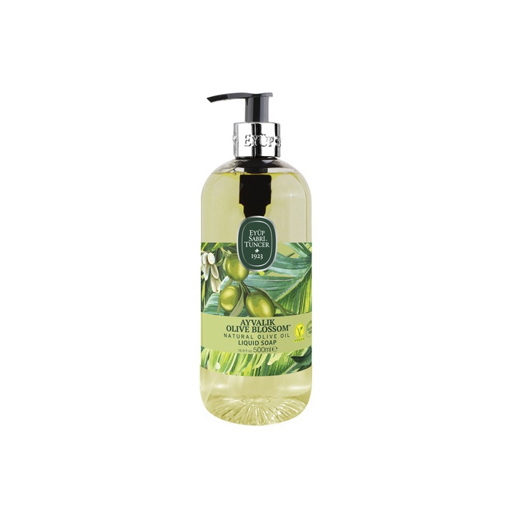 Sapun lichid cu ulei natural de Masline Ayvalik Olive Blossom, Eyup Sabri Tuncer, 500 ML